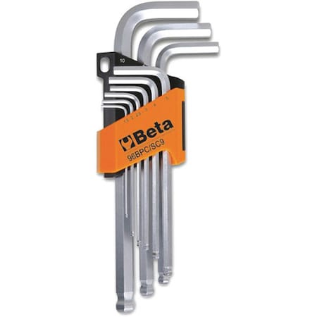 Beta Ball Head Wrench Set, 9 pcs. 000960354