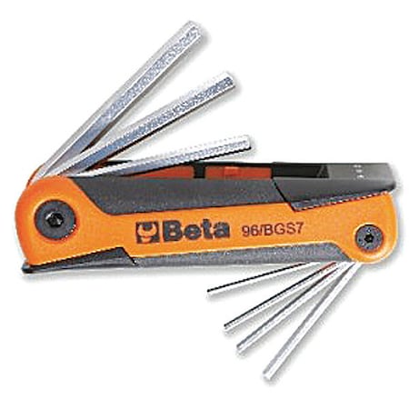 Beta Metric L Shape Offset Hex Key, 1.5mm, 2mm, 2.5mm, 3mm, 4mm, 5mm, 6mm Tip Size 000960367