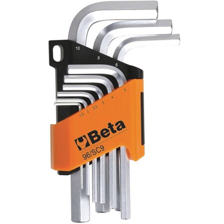 Beta Hex Key Wrench Set, 9 pcs. 000960374
