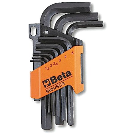 Beta Hexagon Key Wrench Set, 9 pcs. 000960644