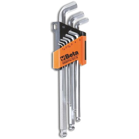 Beta Ball Head Hex Key Wrench Set, 9 pcs. 000961974