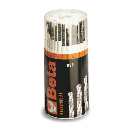 Beta 21pc. HSS 118 Degrees Drill Bit Set 004100433