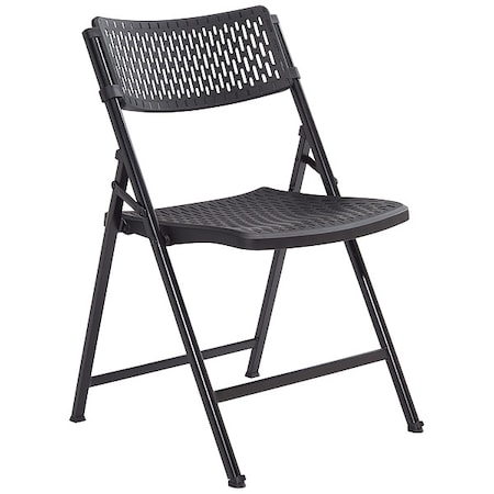 National Public Seating Airflex Series Premium Polypropylene Folding Chair, PK4 1410