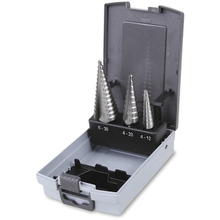 Beta Stepped Drill Bit Set, HSS, 3 pcs. 004250030