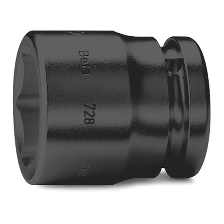 Beta 3/4" Dr, 21mm Size, Metric Impact Socket, 6 Pts 007280021
