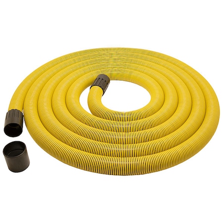 Dustless Technologies Dustless Vacuum, 25Ft Hose with Cuffs 14291