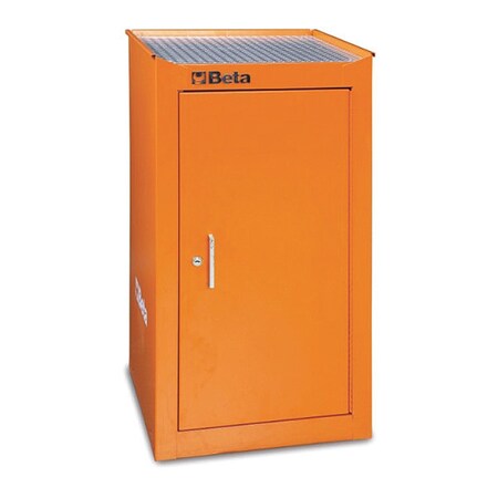 Beta Worktop: Aluminum Orange Side Door w/Interior Shelf, Shelving 038000071