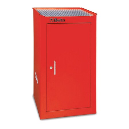 Beta Worktop: Aluminum Red Side Door w/Interior Shelf, Shelving 038000072