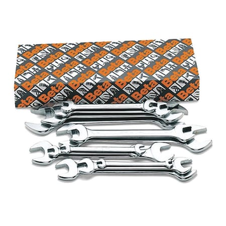 Beta Double Open End Wrench Set, 8Pc 000550174