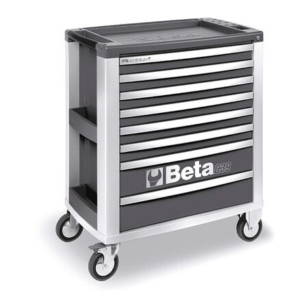 Beta Mobile Roller Cabinet, 8 Drawer, Grey 039000042