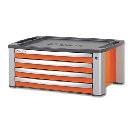 Beta Portable Tool Chest, 4 Drawer, Orange 039000101