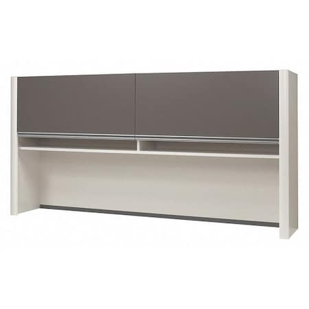 Connexion Credenza Hutch, Slate/Sandstone, 13.4" D X 35-1/2" H, 70.6" W X Slate/Sandstone 93510-1159