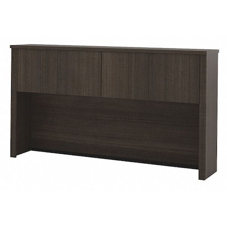 Embassy Credenza Hutch, 66", Credenza, Dark Chocolate, 12.9" D X 36.4" H, 66" W X Dark Chocolate 60520-2179
