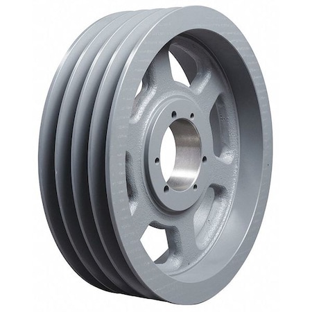 Zoro Select V-Belt Sheave, Classical, 20.0 dia x 4B-SF 2004B