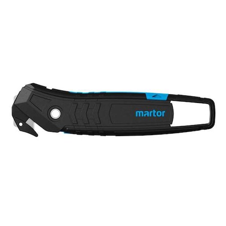 Martor Hook-Style Safety Cutter, Fixed Blade, Safety Recessed, Polycarbonate 350001.02