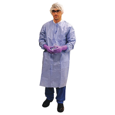 Kimtech Lab Coat, SMS, 3 Pockets, Snaps, 25 PK 10032