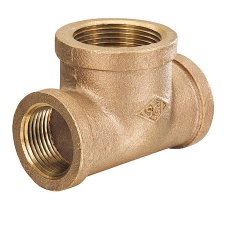 Smith-Cooper Bull Head Tee, 3/4x1", 125, Brz Nl 4385000630