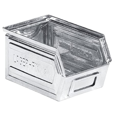 Ssi Schaefer Straight Wall Container Hang & Stack Storage Bin, 0.12 cu ft, 9 1/2 in l x 6 in W x 4 3/4 in H 147.090605GV1