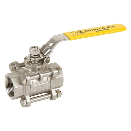 Zoro Select Ball Valve, 4", 316 Th, FP 1000, 3 pcs. 4373001600