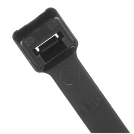 Panduit Cable Tie, 14-1/2 in L, 4 in Max Bundle Dia., Black, Nylon 6/6, 120 lb Strength, 250 PK PLT4H-TL30/147