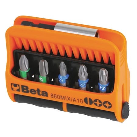 Beta Magnetic Bit Holder Set, 10 pcs. 008600900