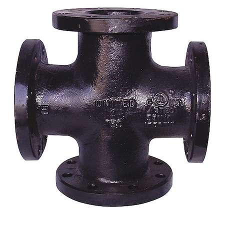 Zoro Select Cross, 10", 125, Flg, Black 4319002514