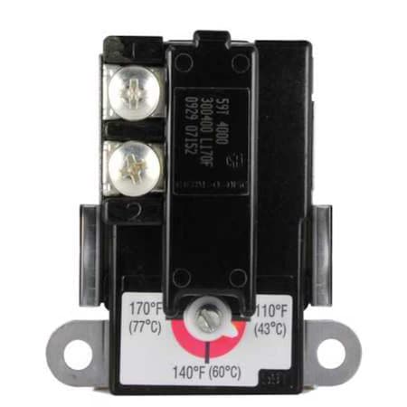 Rheem Replacement Thermostat, Electric, Metal/Plastic, Material of Construction: Metal and Plastic SP8295