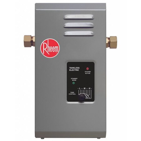 Rheem 240VAC, Commercial Electric Tankless Water Heater, Undersink, 1 Phase RTE13