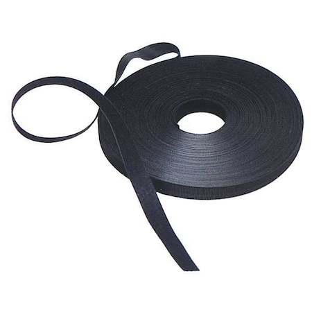 Velcro Brand No Adhesive, 37.5 ft, 1/2 in W, Black .500QTK/12.5