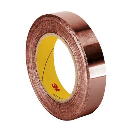 3M Shielding Foil Tape, 2 In. x 6 Yd., Copper 1181