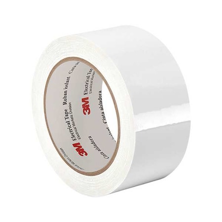 3M ElectricalTape, Polyester, Wht, 72ydL, 2inW 3M 1350 2" x 72 yds White