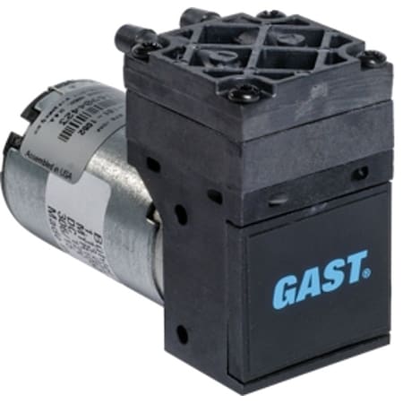 Gast Compressor/Vacuum Pump, Wire Leads, 24V DC 15D1150-401-7054B