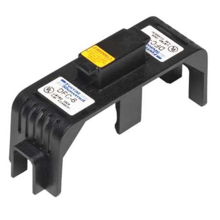 Mersen Fuse Cover, 35 to 60A Amp Range, 600V AC/DC Volt Rating, 1 Poles DFC-6