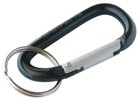 LUCKY LINE C-Clip™ No. 461 Large Black Aluminum Keychain 5 pk. 4612005