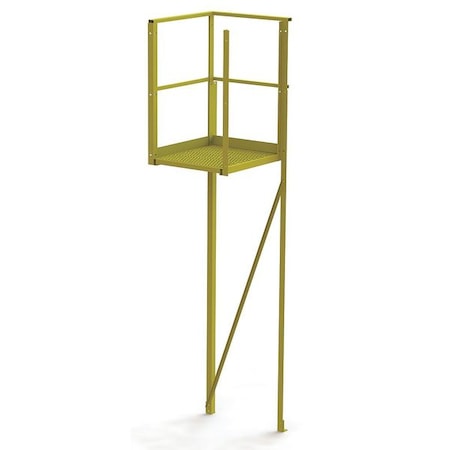 Tri-Arc Turn Platform, 90 in Platform Ht, Steel, 1,000 lb Load Capacity UCT09242