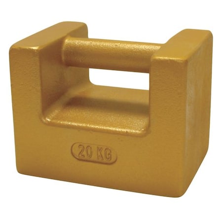 Rice Lake Weighing Systems Calibration Weight, 20kg, Painted 12771TR