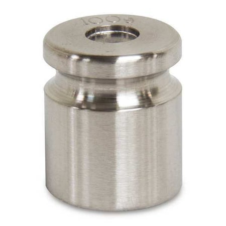 Rice Lake Weighing Systems Calibration Weight, SS, 100g, Cylinder 12507TR