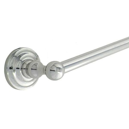 Zoro Select Towel Bar, Polished Chrome, Brentwood, 18In 04-6218