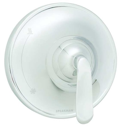Speakman Wall Shower Valve and Trim, Manual, 1, Polished Chrome SM-7000-P