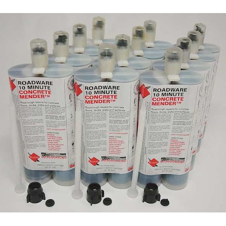 Je Tomes Concrete Repair Compound, Cartridge, Gray, JET-12 JET-12