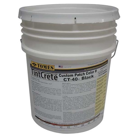 Je Tomes 50 lb. Hard Concrete Patch and Repair, Black GRA-CT40-151