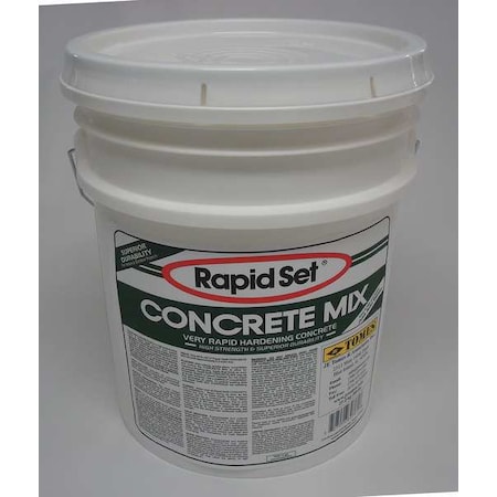 Rapid Set Concrete Mix, Pail, Gray, Concrete Mix GRA-RSCM-60