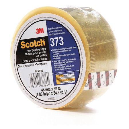Scotch Carton Sealing Tape, Clear, 48mm x 50m 373