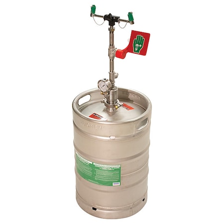 Hughes Portable Eyewash Station, 15 gal, SS 15GEW