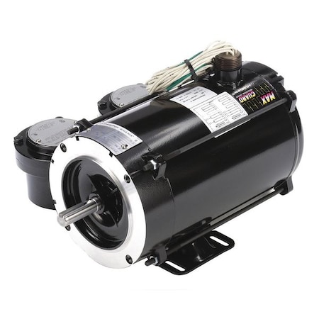 Leeson Vector Motor, 3 lb-ft, 1 HP, 230/460 V 056H17E5305