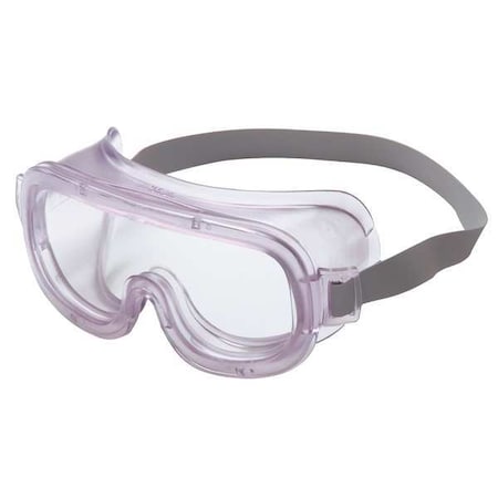 Uvex Safety Goggles, OTG, Clear Lens, Uvextreme Anti-Fog, Closed Vent, PVC Frame, Uvex Classic Series S364