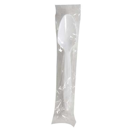 Dixie Wrapped Disposable Spoon, White, Medium Weight, PK1000 TMP23C