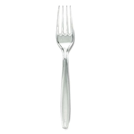Dixie Disposable Fork, Crystal, Heavy Weight, PK1000 FH017