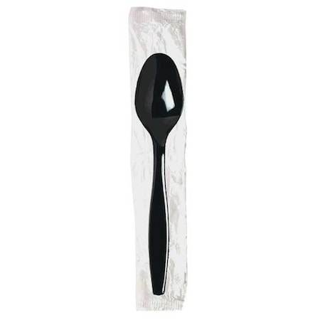 Dixie Wrapped Disposable Spoon, Black, Heavy Weight, PK1000 PTH53C