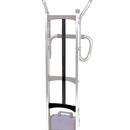 Wesco Center Bar, 375 lb, Aluminum/Plastic, Black 274175